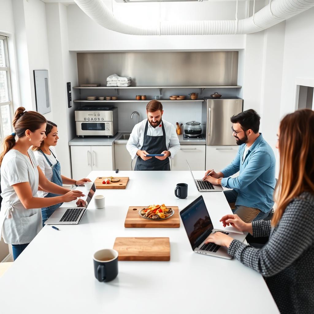 Team collaboration with chef